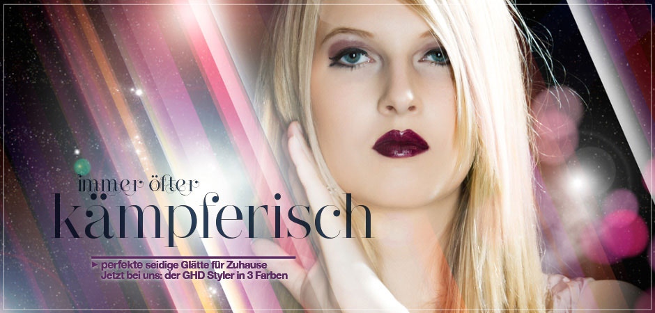 gegen widerspenstige Locken: der ghd Styler bei Ihrem Friseur in Rosenheim