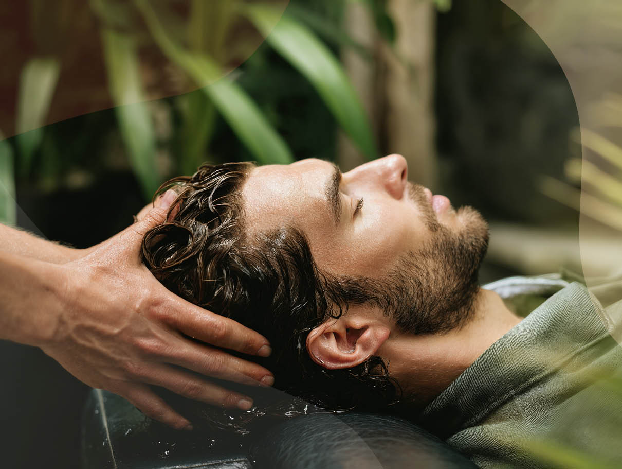 Head Spa Kopfmassage Haarpflege und Entspannung